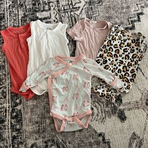 0-3M Baby Girl Brand Name Onesies